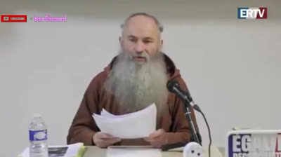 Conférence  du père Joseph à Paris sous le soleil de satan