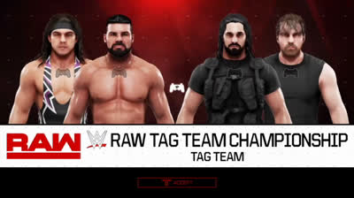 Seth Rollins & Dean Ambrose vs Bobby Roode & Chad Gable (WWE 2K19)