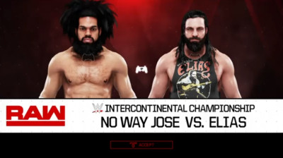 Elias vs No Way Jose (WWE 2K19)