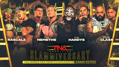 TNA Slammiversary _July 20, 2025 -  Fatal 4 Way Ladder Match _ The Nemeths Vs The Hardys Vs First Class Vs The Rascalz - TNA World Tag Team Championship