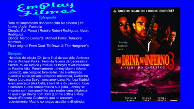 Um Drink no Inferno 3 - A Filha do Carrasco (2000) Ação, Terror