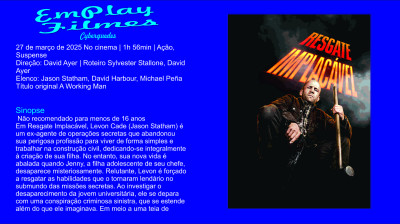 Resgate Implacável (2025) Ação, Suspense