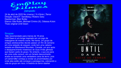 Until Dawn - Noite de Terror (2025) Terror