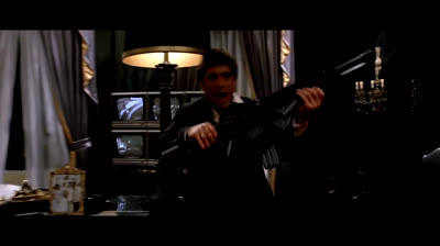 SCARFACE ( Al Pacino )- Legendary Final Shootout【RE-SOUND?】